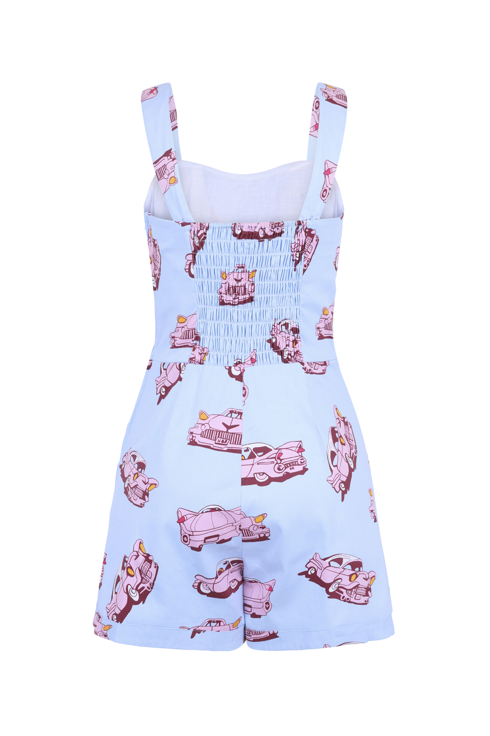 Vintage Pink Car Playsuit